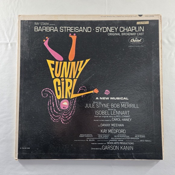 Other - Barbra Streisand Funny Girl Original Broadway Cast LP Capitol VAS 2059 VG Tested